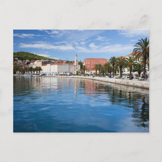 Stadt Split in Kroatien Postkarte (Vorderseite)