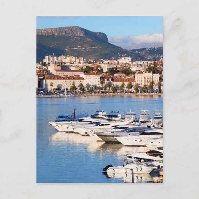 Stadt Split in Kroatien Postkarte (Vorderseite)