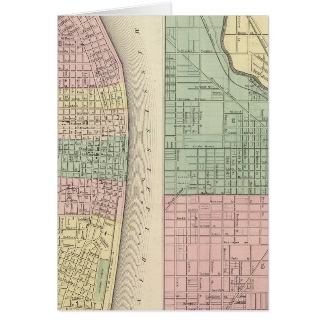 Stadt St. Louis, Missouri Stadt Chicago (Vorne)