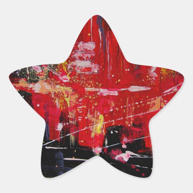 Stadt Stern-Aufkleber (Vorderseite)