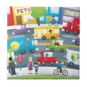 Stadt-Straße Fliese