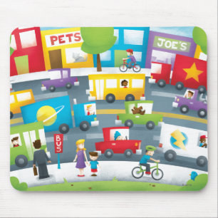Stadt-Straße Mousepad