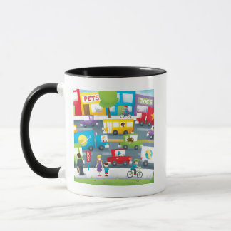 Stadt-Straße Tasse