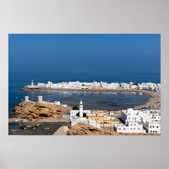 Stadt Sur in der Nähe von Muscat - Oman Poster (Vorne)