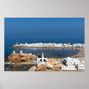 Stadt Sur nahe Muscat - Oman Poster