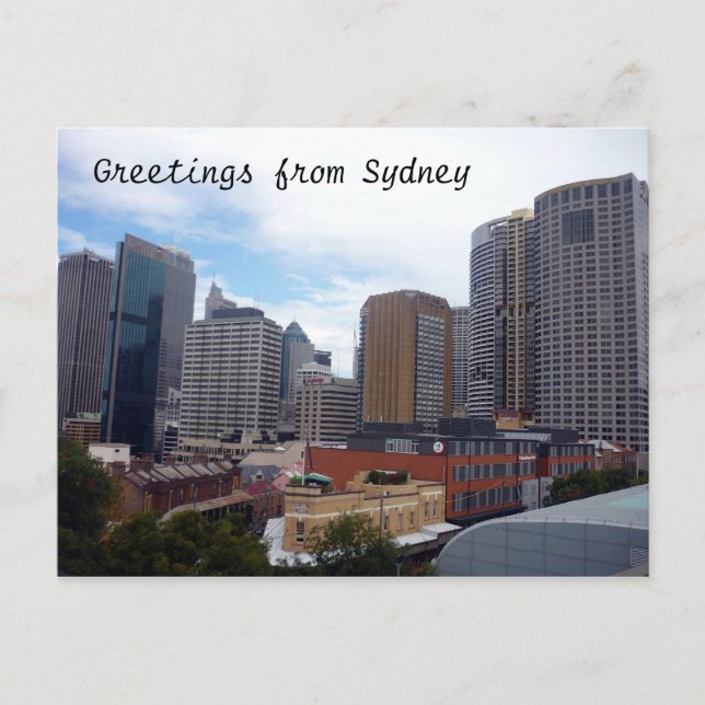 Stadt Sydney Postkarte (Vorderseite)