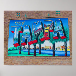 Stadt Tampa, Florida Poster