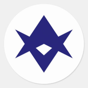 Stadt Toyota Flagge Ibaraki Präfektur Japan Symbol Runder Aufkleber