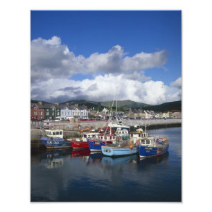 Stadt und Hafen, Dingle, County Kerry, Fotodruck