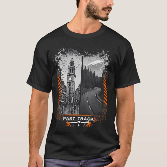 Stadt und Wald T-Shirt (Vorderseite)