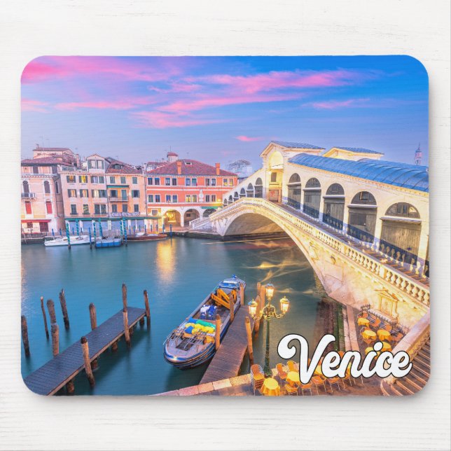 Stadt Venedig, Italien Mousepad (Vorne)