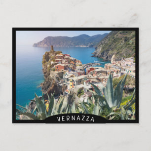 Stadt Vernazza im Cinque Terre Postkarte