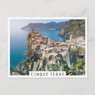 Stadt Vernazza im Cinque Terre Postkarte