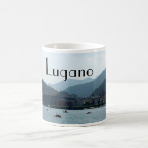 Stadt von Lugano Kaffeetasse