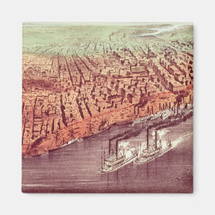 Stadt von New Orleans Magnet