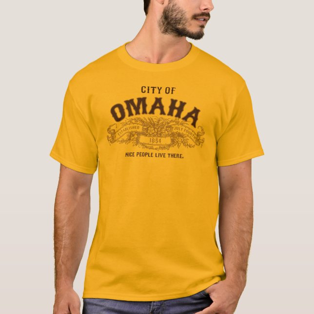Stadt von Omaha T-Shirt (Vorderseite)