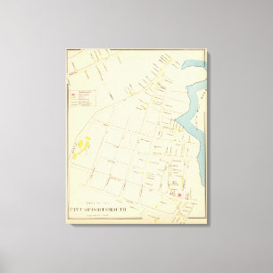 Stadt von Portsmouth 4 Leinwanddruck