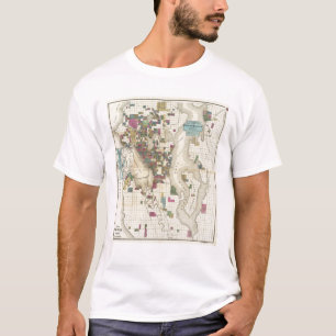 Stadt von Seattle und von Umgebung T-Shirt