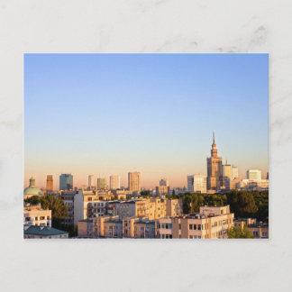 Stadt Warschau in Polen Postkarte