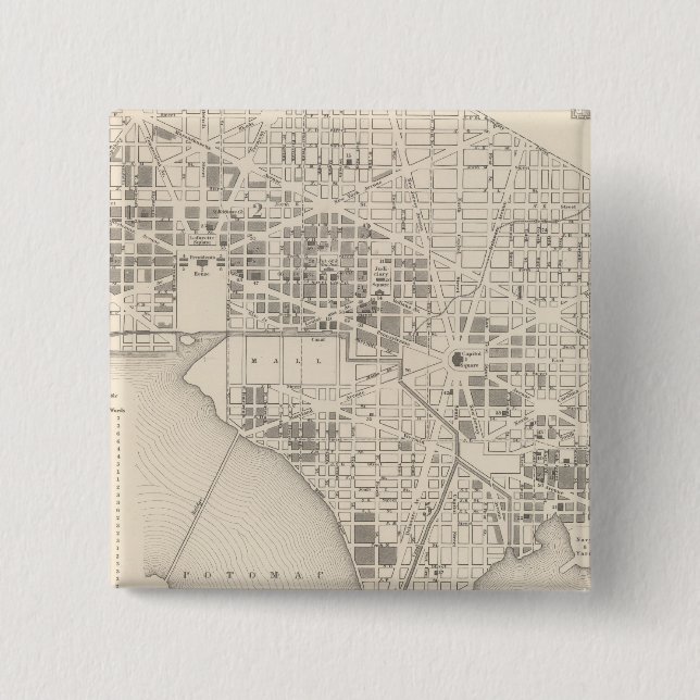 Stadt Washington 2 Button (Vorderseite)