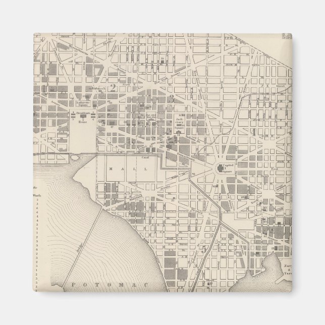 Stadt Washington 2 Magnet (Vorne)