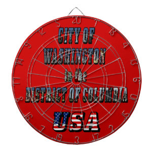Stadt Washington im District of Columbia USA Dartscheibe
