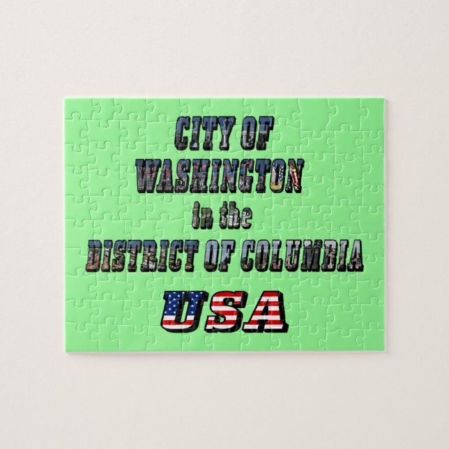 Stadt Washington im District of Columbia USA Puzzle (Horizontal)