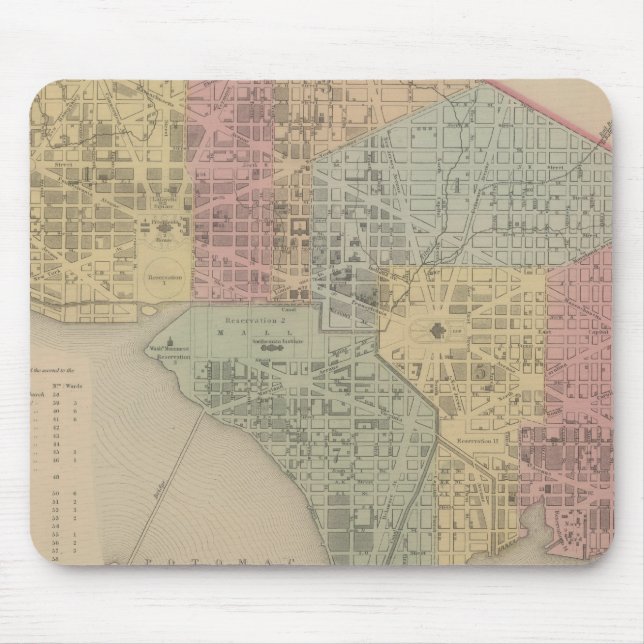 Stadt Washington Mousepad (Vorne)