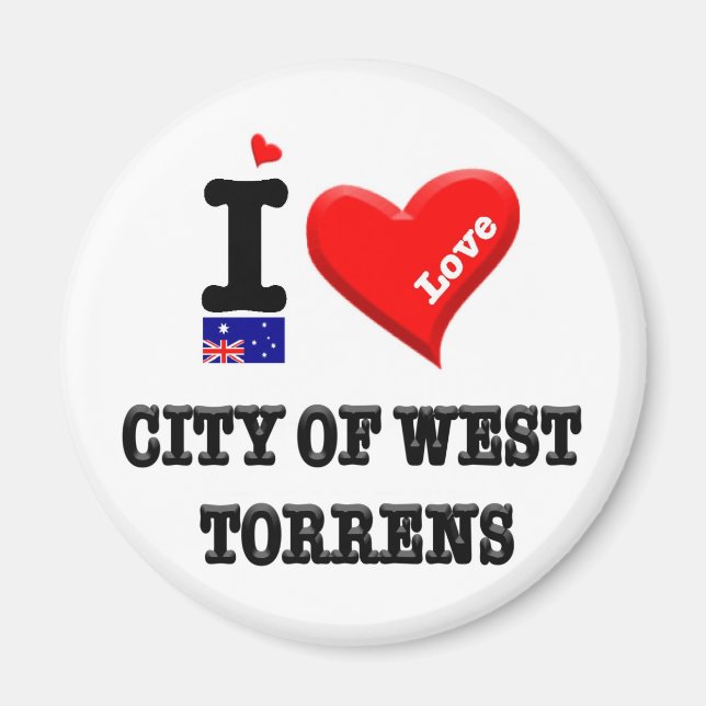STADT WESTTORRENE - I Liebe Magnet (Vorne)