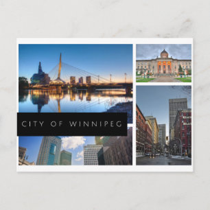 Stadt Winnipeg Postkarte
