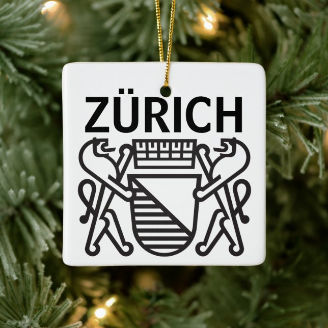 Stadt Zürich, SCHWEIZ Keramikornament (Baum)
