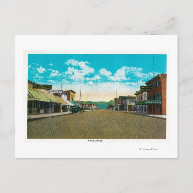 Stadtansicht, AlaskaAnchorage, AK Postkarte (Vorderseite)