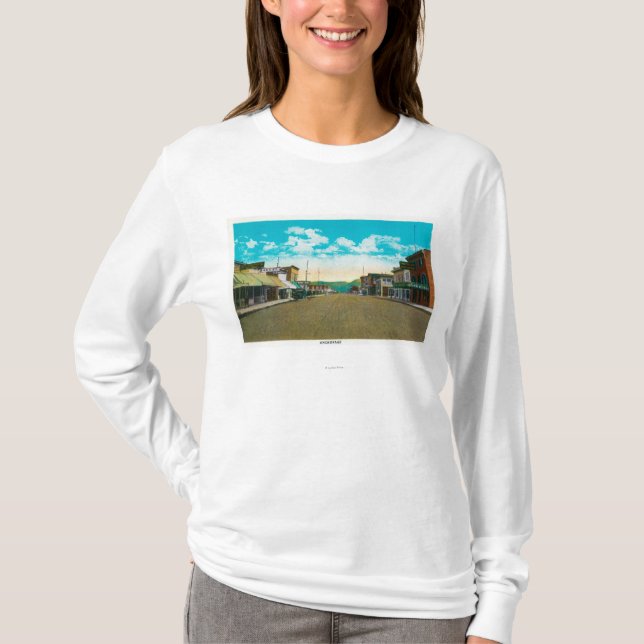 Stadtansicht des Anchorages, AlaskaAnchorage, AK T-Shirt (Vorderseite)
