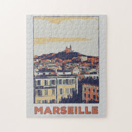 Stadtansicht Marseille - Frankreich Puzzle