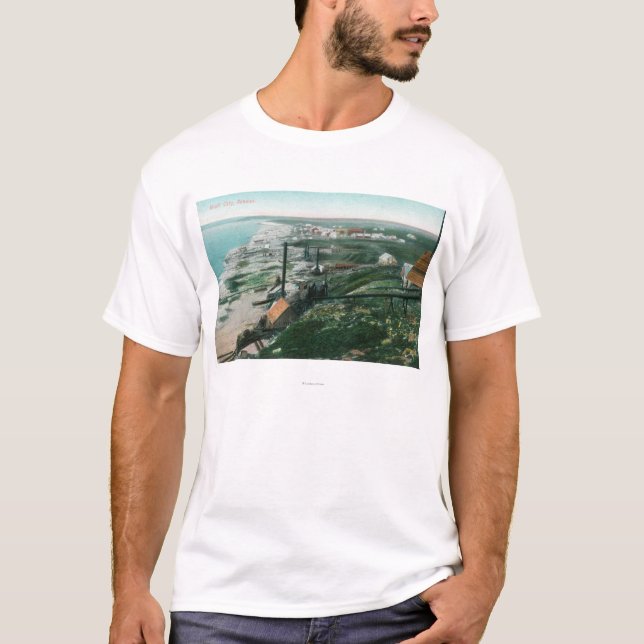 Stadtansicht und WaterfrontBluff Stadt, AK T-Shirt (Vorderseite)