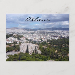 Stadtansicht von Athens Postkarte