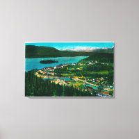 Stadtansicht von Cordova, Alaska, Cordova, AK