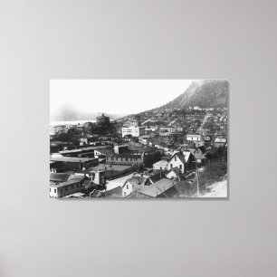 Stadtansicht von Juneau, Alaska Fotografie 3 Leinwanddruck