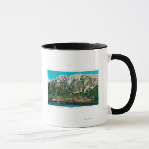 Stadtansicht von Juneau, AlaskaJuneau, AK Tasse
