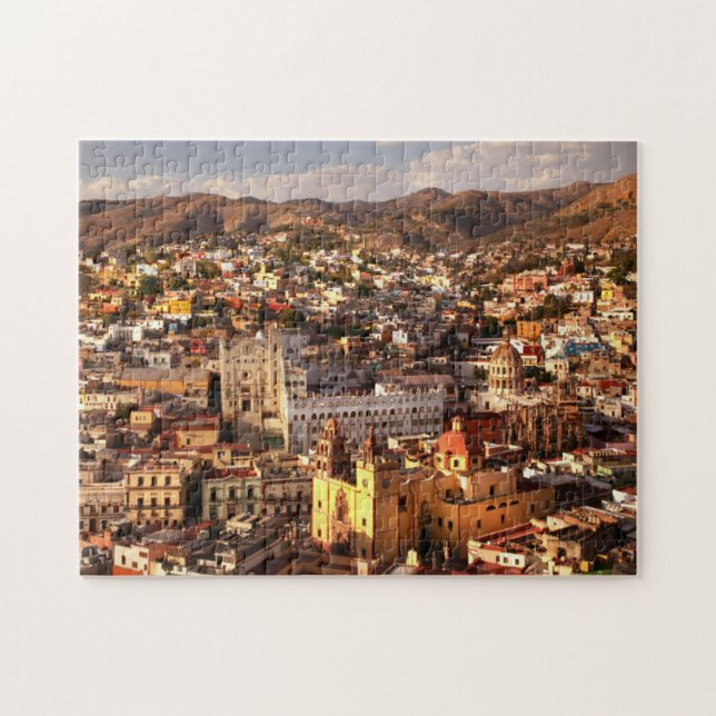 Stadtansicht von oben puzzle (Horizontal)