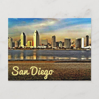 Stadtansicht von San Diego 1 Postkarte