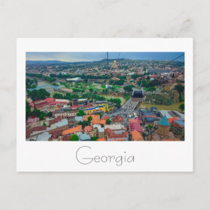 Stadtarchitektur Tiflis Georgia Postkarte