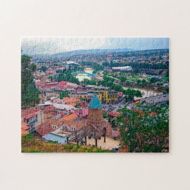 Stadtarchitektur Tiflis Georgia Puzzle (Horizontal)