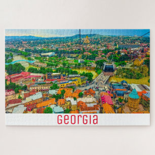 Stadtarchitektur Tiflis Georgia Puzzle