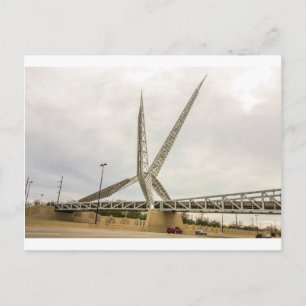 Stadtbahnstruktur von Oklahoma Postkarte