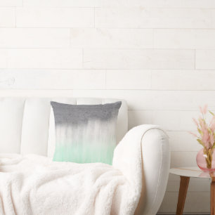 Stadtbeton, grüne Minze Kissen