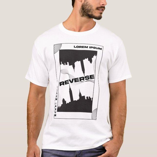 Stadtbewohner: Urbane Welle T-Shirt (Vorderseite)