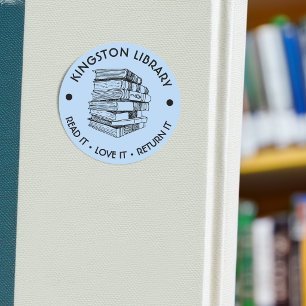 Stadtbibliothek Lies es Liebe es Gib es zurück Anp Runder Aufkleber