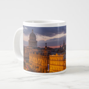 Stadtbild bei Sonnenuntergang, Havanna, Kuba Jumbo-Tasse