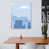 Stadtbild Blau vertikal